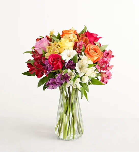 Assorted Roses & Peruvian Lilies