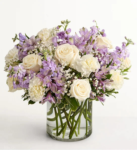 Loving Sentiments™ Lavender & White Sympathy Bouquet
