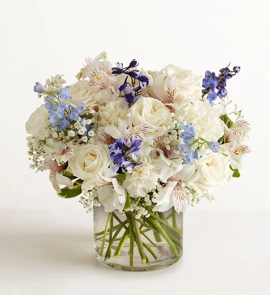 Loving Sentiments™ Blue & White Sympathy Bouquet