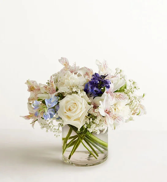 Loving Sentiments™ Blue & White Sympathy Bouquet