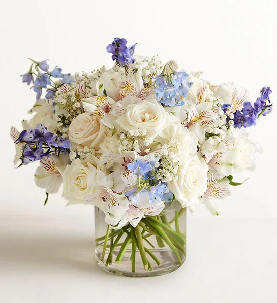 Loving Sentiments™ Blue & White Sympathy Bouquet