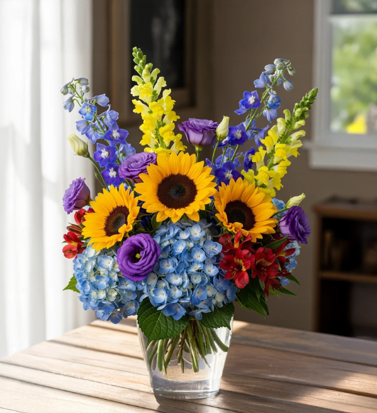 Sunshine Harmony Vase Arrangement