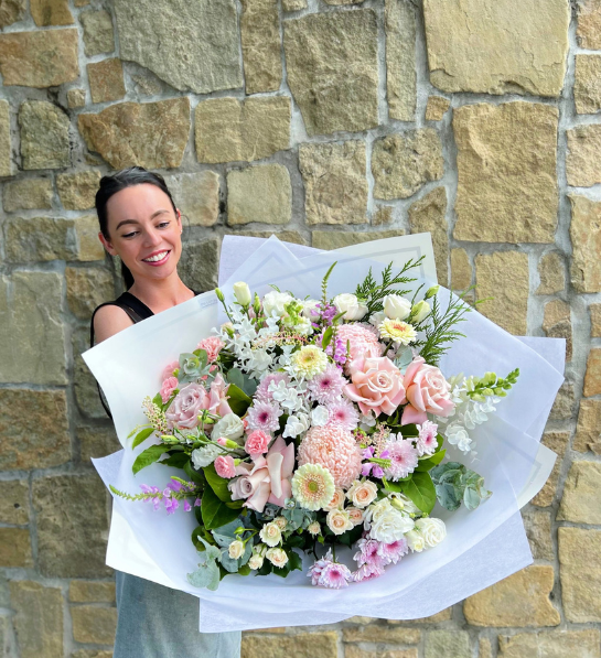 Elegant Pastel Garden Bouquet