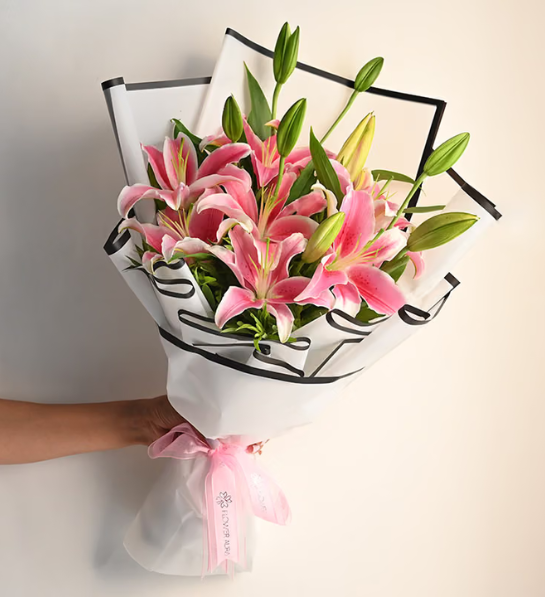 Pink Lily Elegance Bouquet