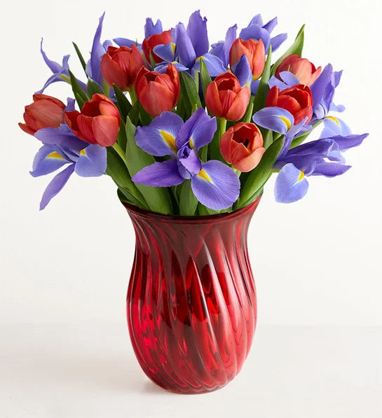 Bunches of Love Tulip & Iris Bouquet
