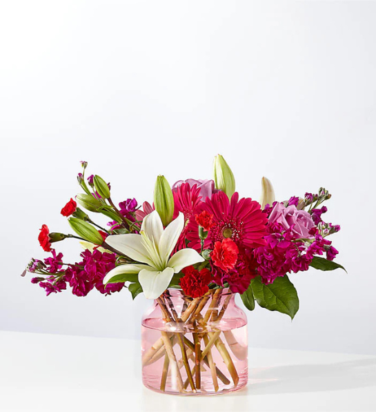 Pink Blush Garden Vase